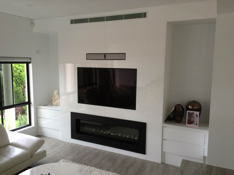 Specialised Furniture Fireplace TV