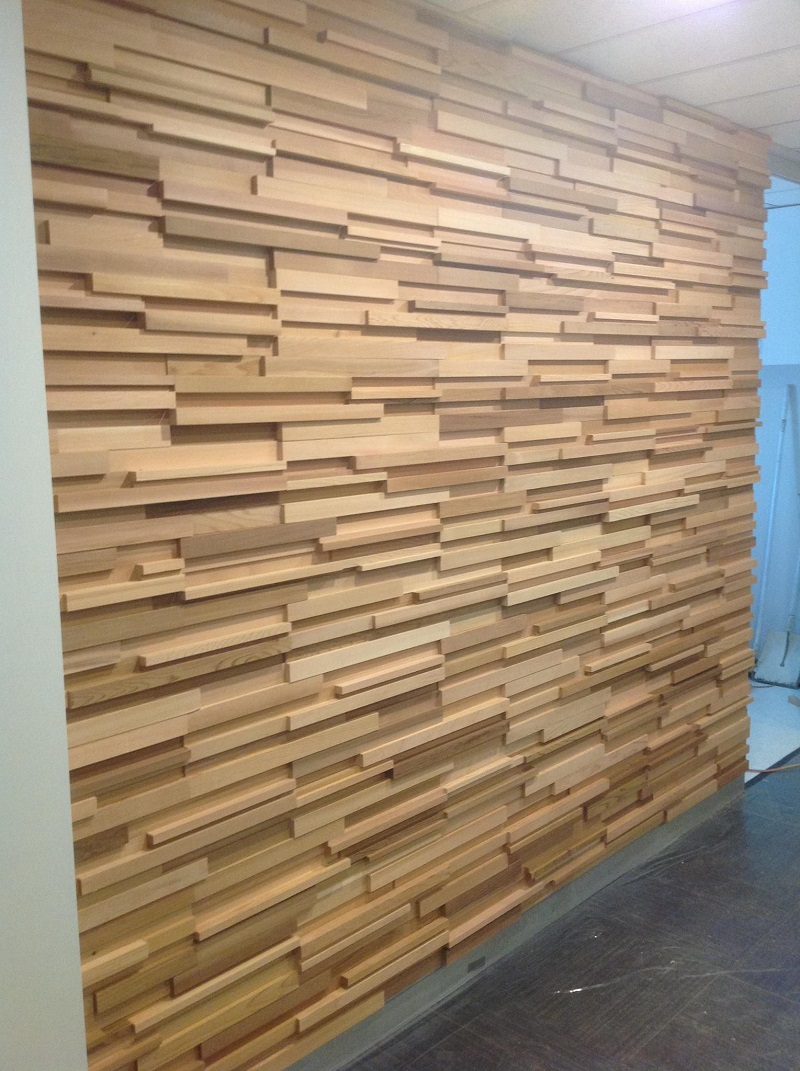 Commercial Office Fit outs feature wall