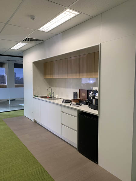Commercial Office Fit outs cabinetry QLD
