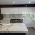 designer white kitchen